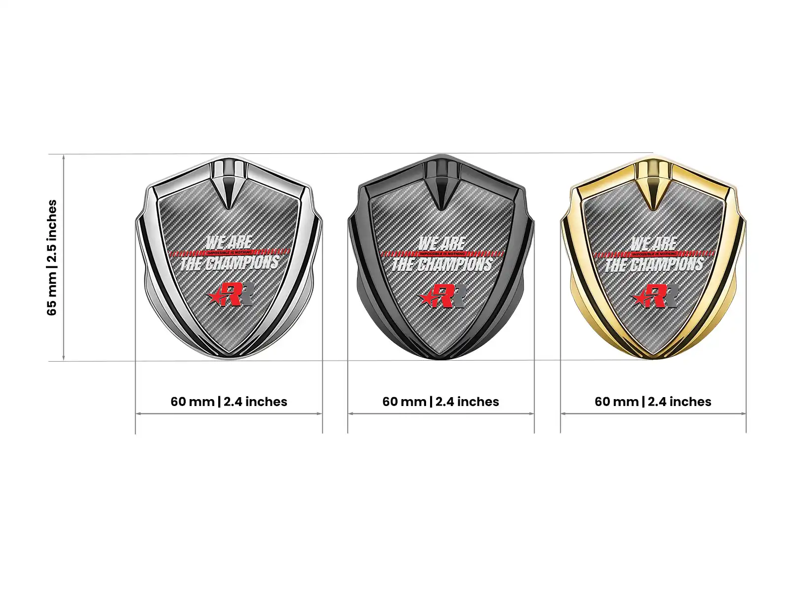 3d Emblem Badge Modern Look Tuning Style